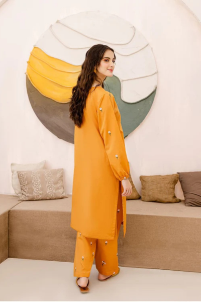 PETAL EMBROIDERED 2-PCS